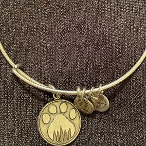 Alex and Ani Dog print bracelet